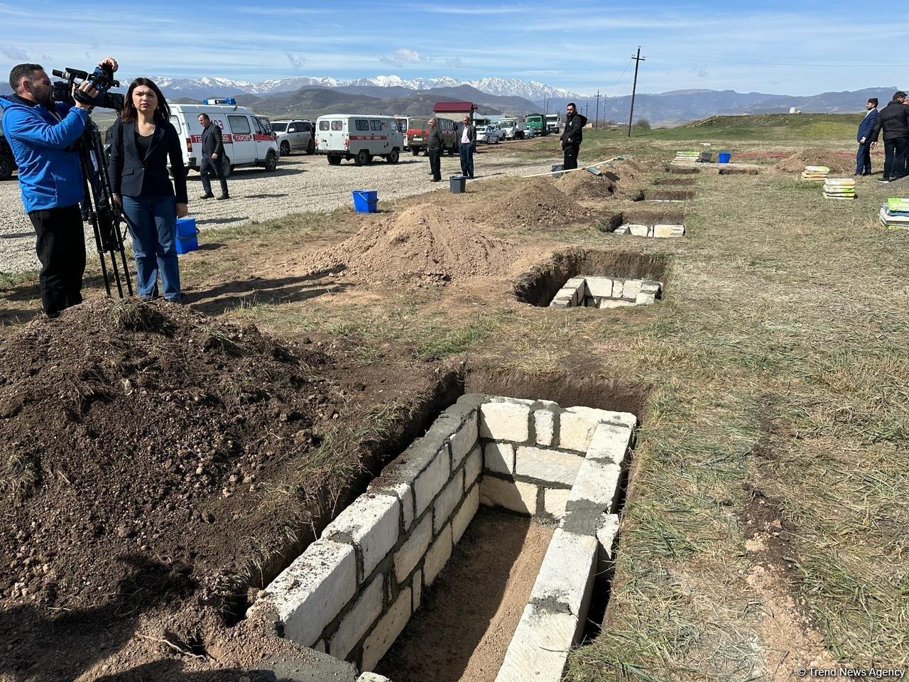 В Ходжалы захоронены останки жертв Ходжалинского геноцида