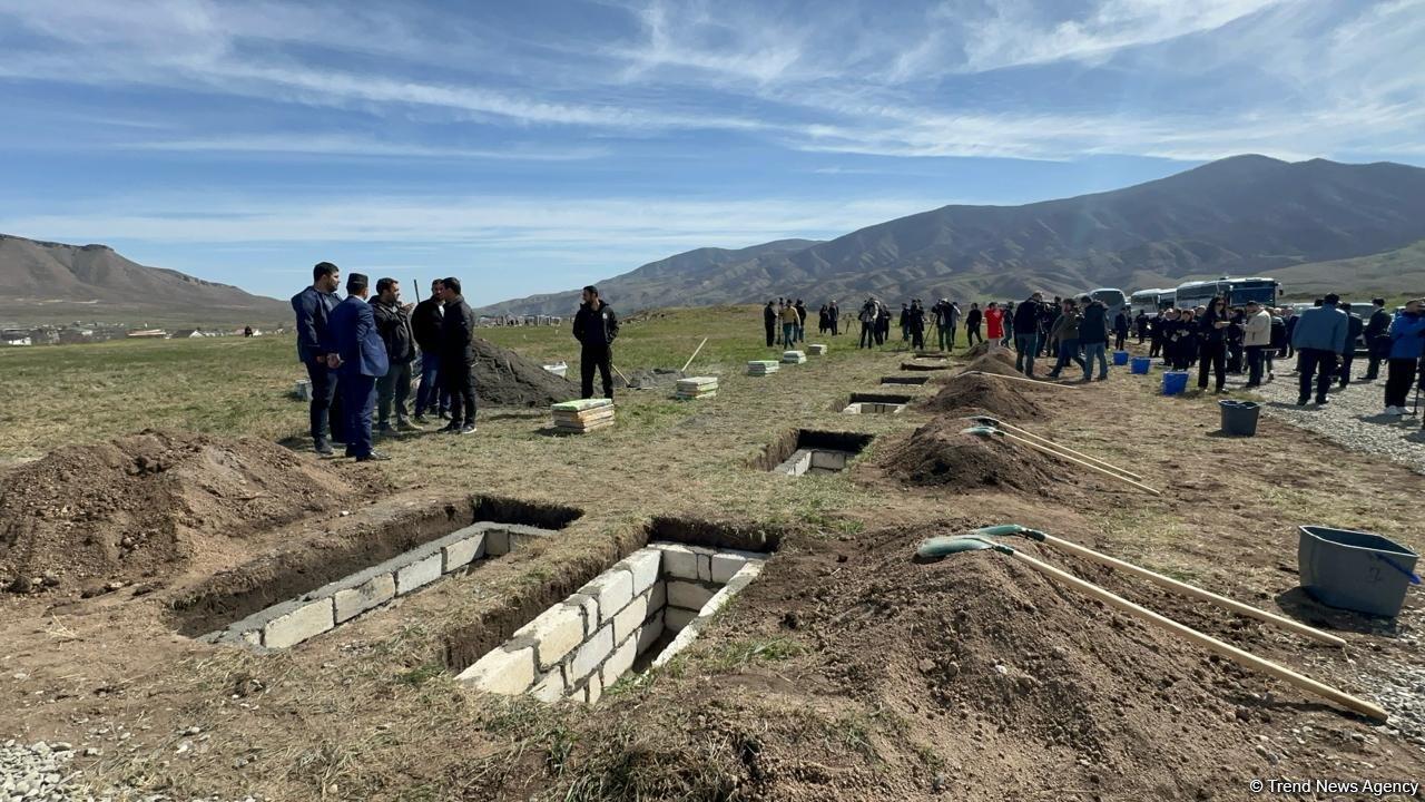 В Ходжалы захоронены останки жертв Ходжалинского геноцида