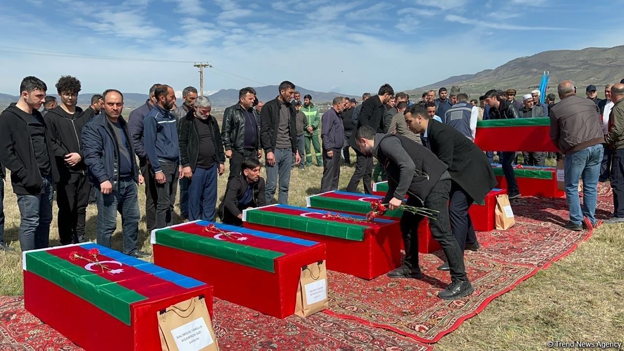 В Ходжалы захоронены останки жертв Ходжалинского геноцида