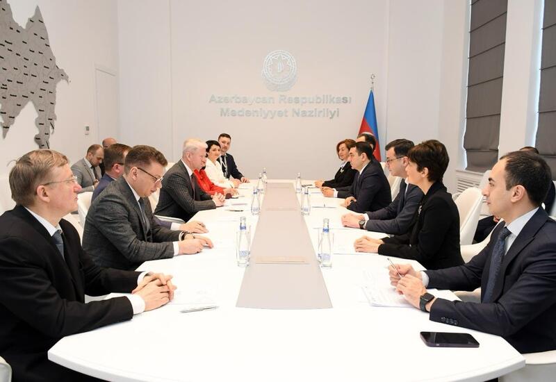 Состоялась встреча министров культуры Азербайджана и Беларуси