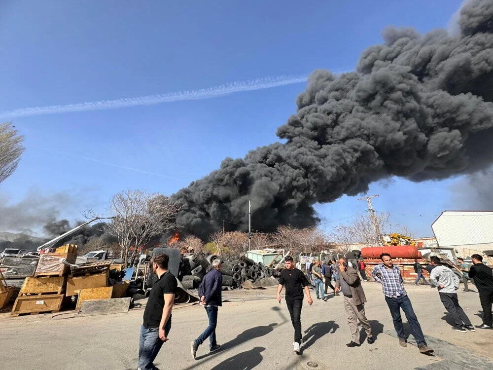 Сильный пожар в Анкаре