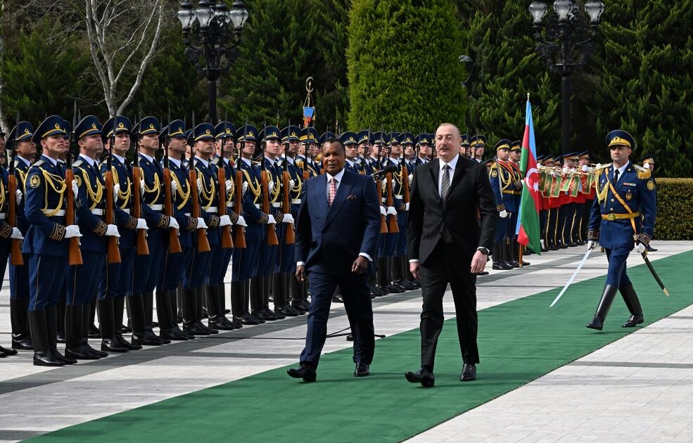 Состоялась церемония официальной встречи Президента Конго Дени Сассу-Нгессо
