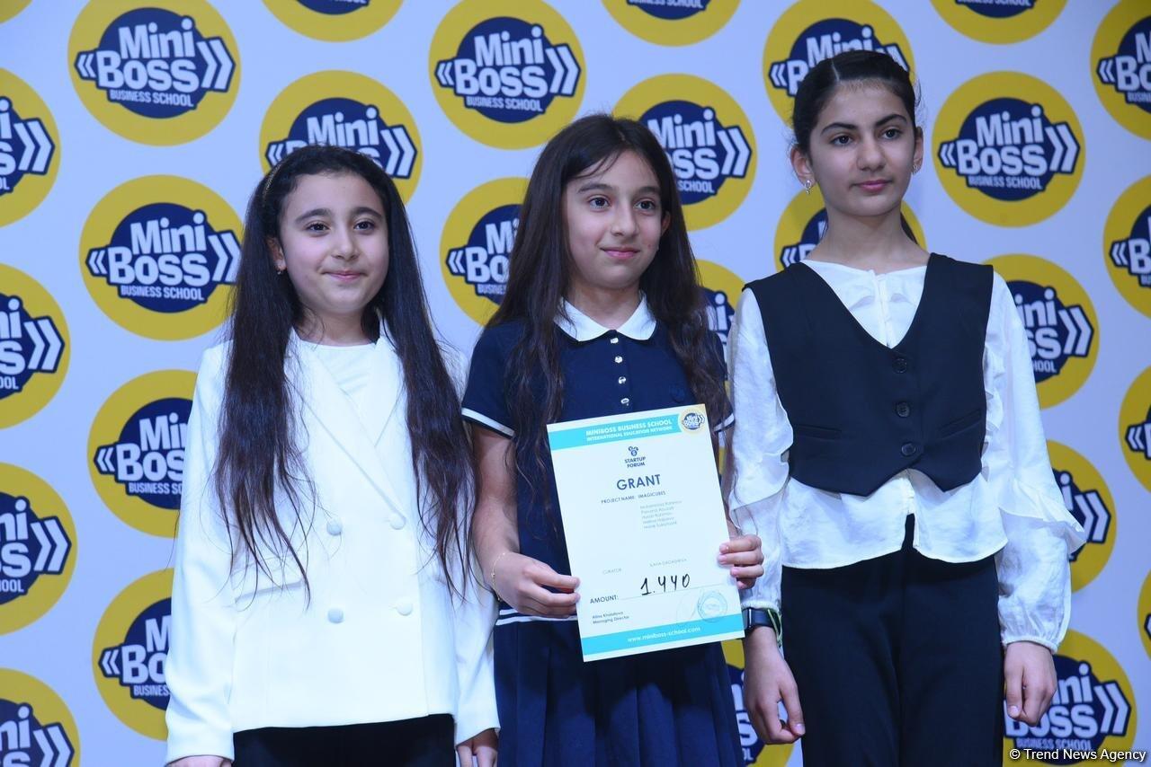 Креативные идеи юных предпринимателей - состоялся стартап-форум, организованный MiniBoss Business School Baku