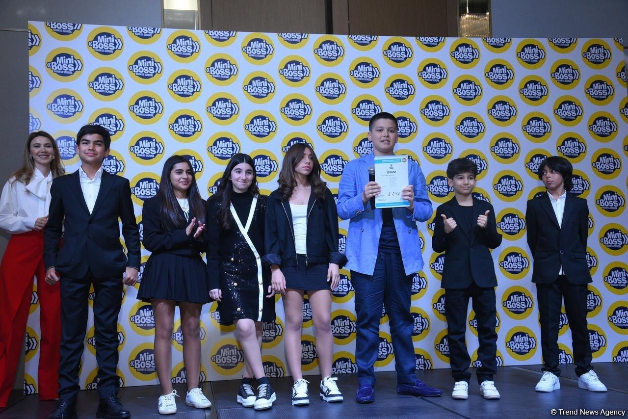 Креативные идеи юных предпринимателей - состоялся стартап-форум, организованный MiniBoss Business School Baku