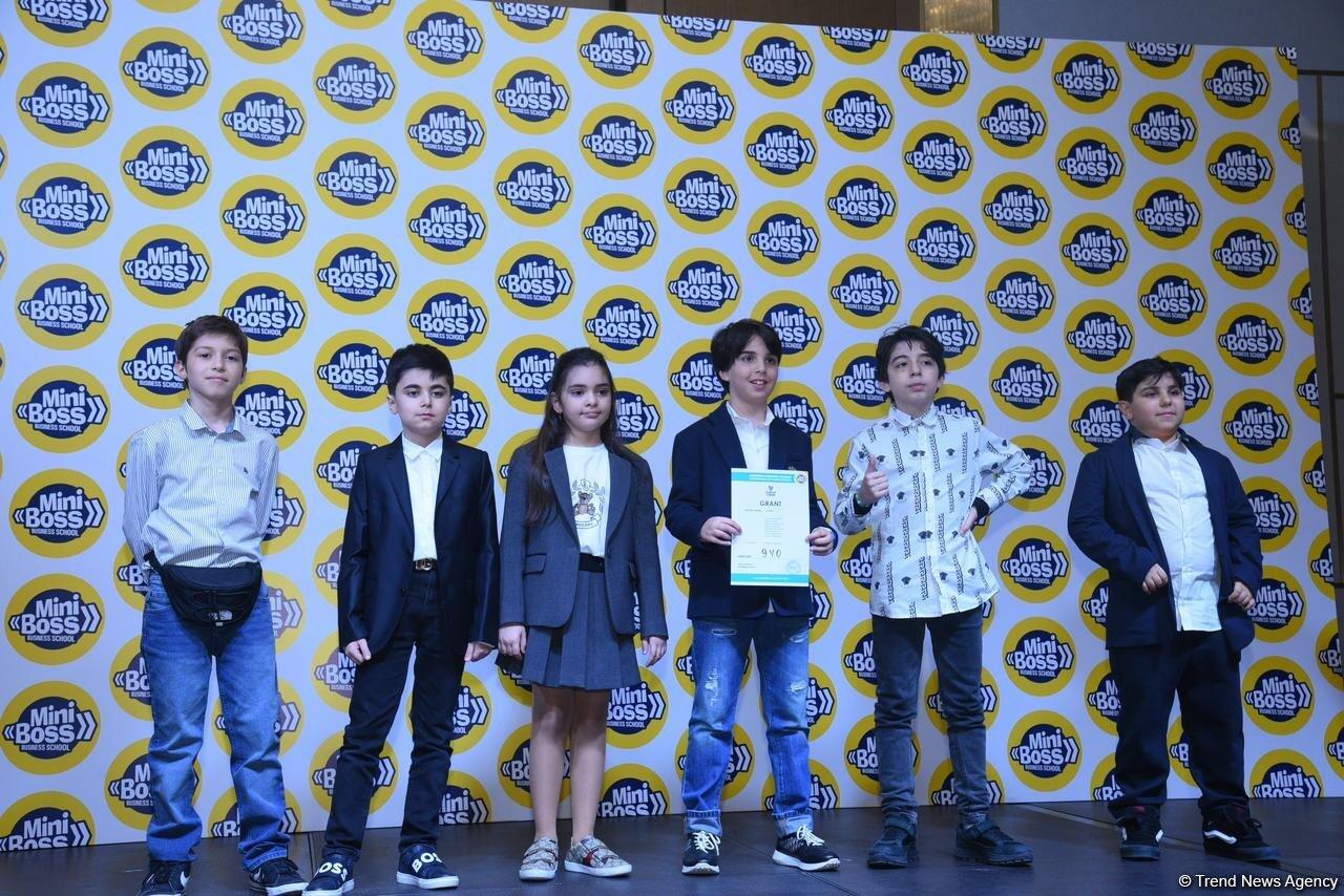 Креативные идеи юных предпринимателей - состоялся стартап-форум, организованный MiniBoss Business School Baku