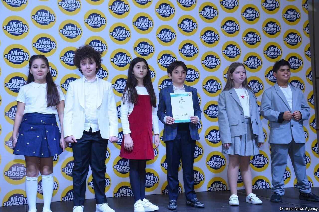 Креативные идеи юных предпринимателей - состоялся стартап-форум, организованный MiniBoss Business School Baku