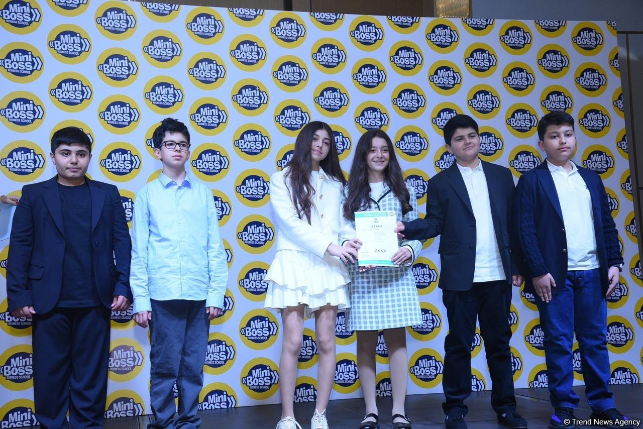 Креативные идеи юных предпринимателей - состоялся стартап-форум, организованный MiniBoss Business School Baku