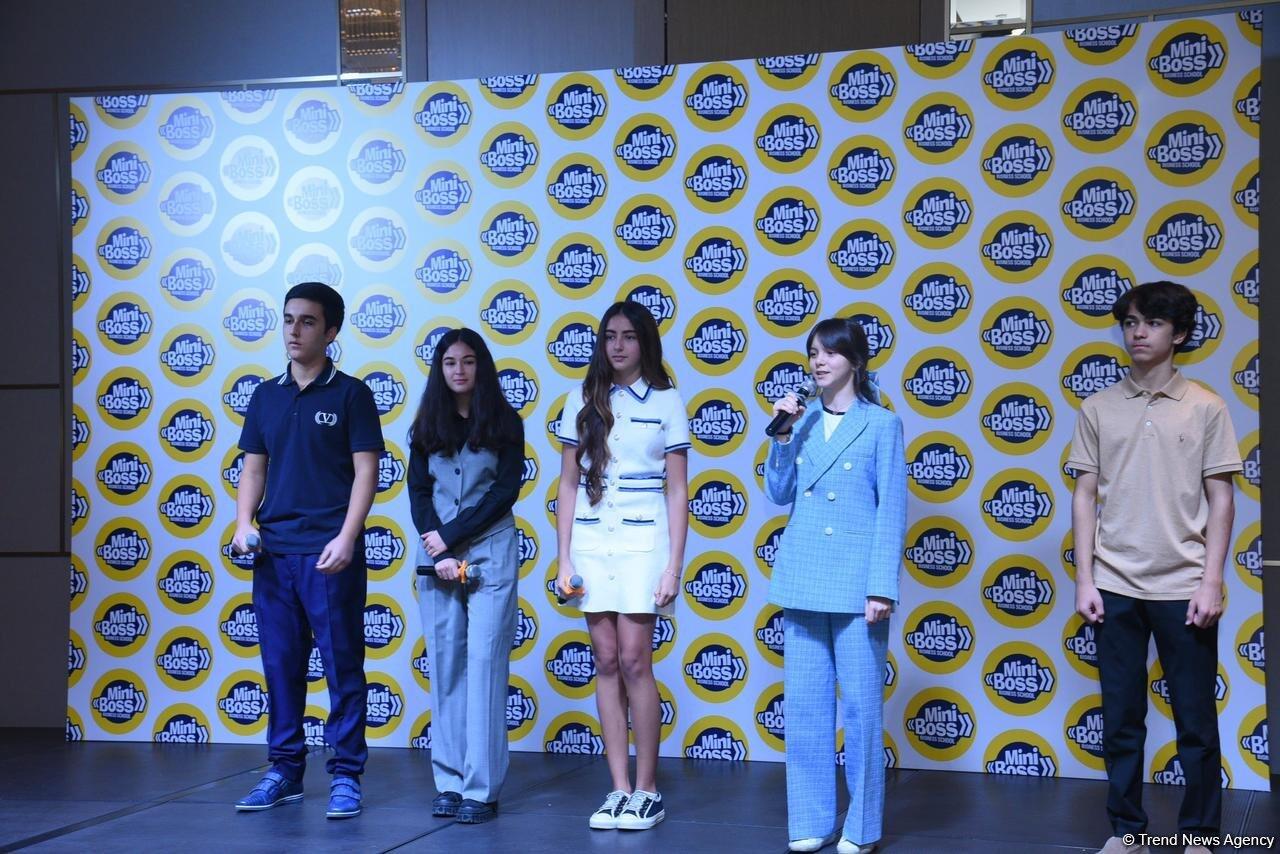 Креативные идеи юных предпринимателей - состоялся стартап-форум, организованный MiniBoss Business School Baku