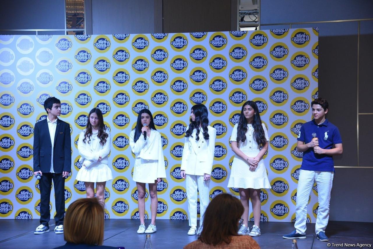 Креативные идеи юных предпринимателей - состоялся стартап-форум, организованный MiniBoss Business School Baku