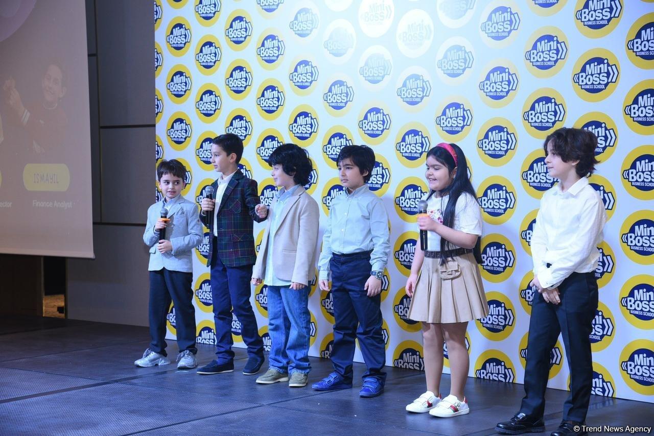 Креативные идеи юных предпринимателей - состоялся стартап-форум, организованный MiniBoss Business School Baku