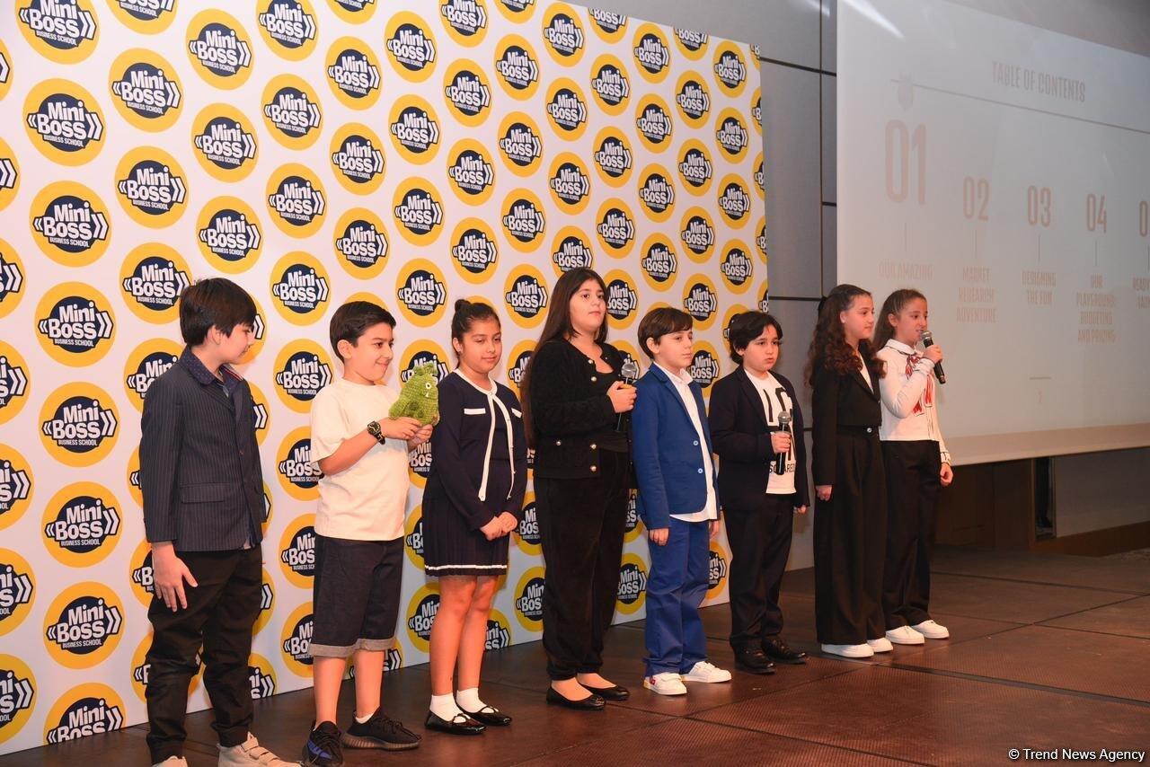 Креативные идеи юных предпринимателей - состоялся стартап-форум, организованный MiniBoss Business School Baku