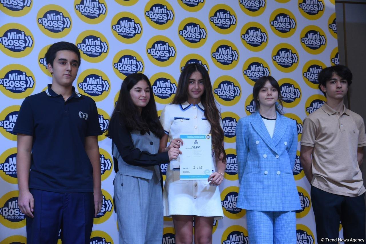 Креативные идеи юных предпринимателей - состоялся стартап-форум, организованный MiniBoss Business School Baku