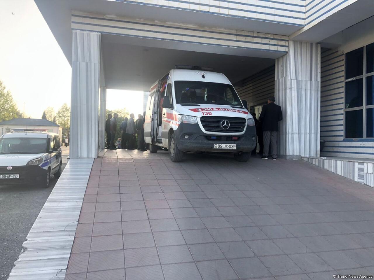 Пострадавшие в результате разрыва мины в Агдаме доставлены в Бардинскую центральную районную больницу
