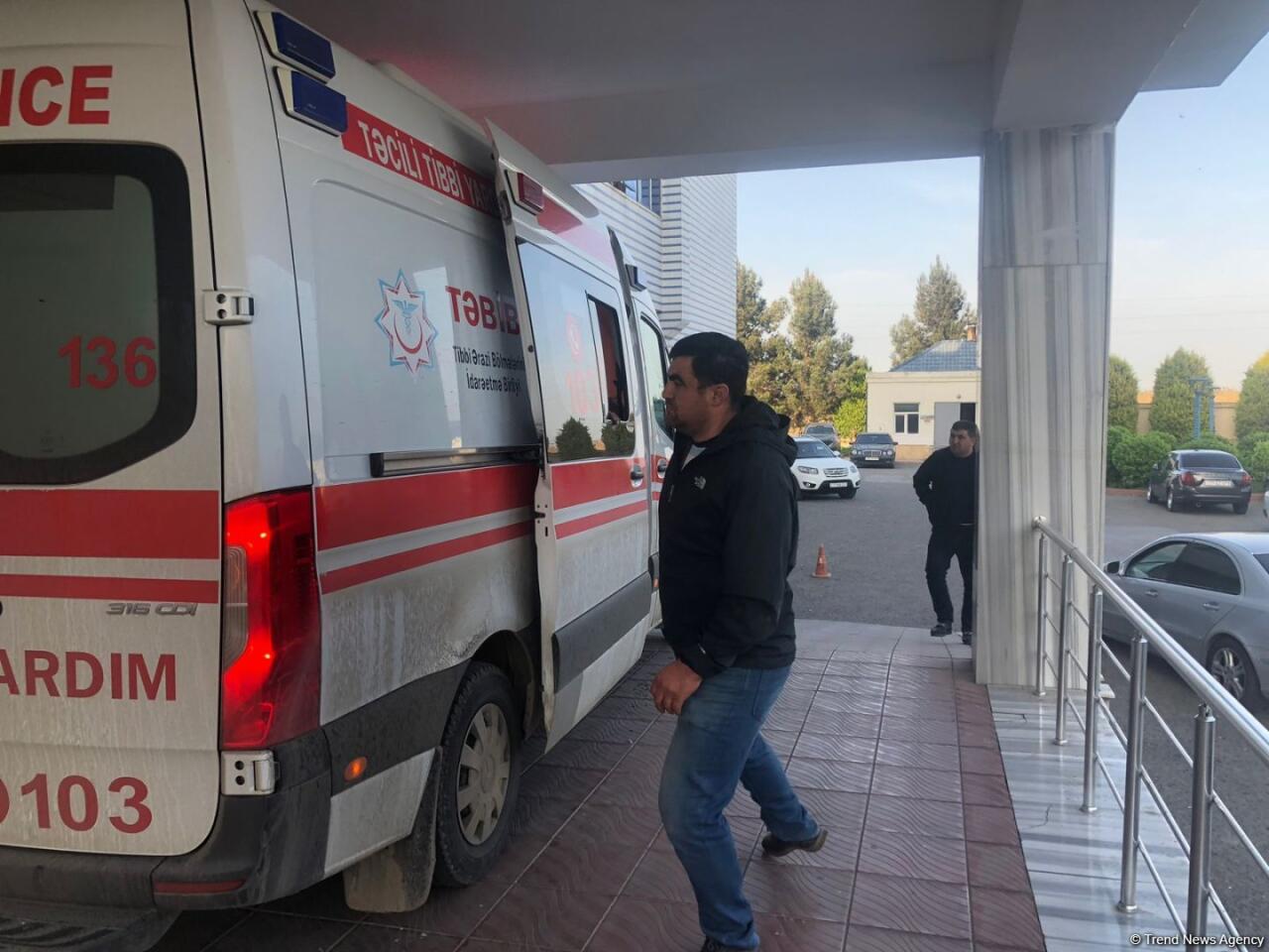 Пострадавшие в результате разрыва мины в Агдаме доставлены в Бардинскую центральную районную больницу