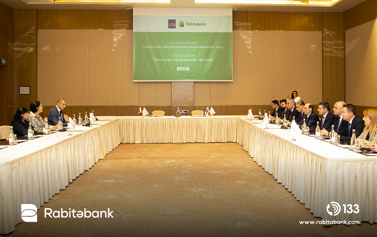 “Rabitəbank” ASC Asiya İnkişaf Bankı ilə əməkdaşlıq müqaviləsi imzalayıb