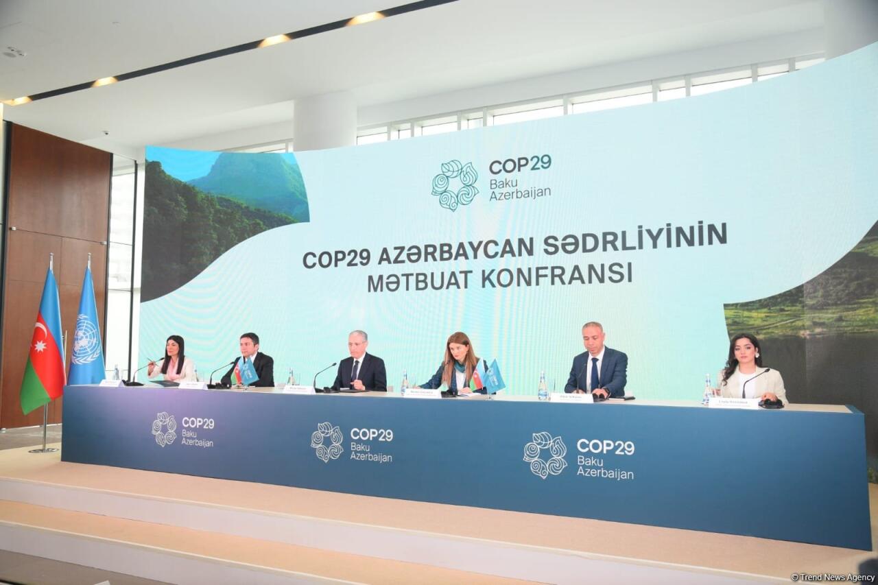В Баку состоялась пресс-конференция по COP29