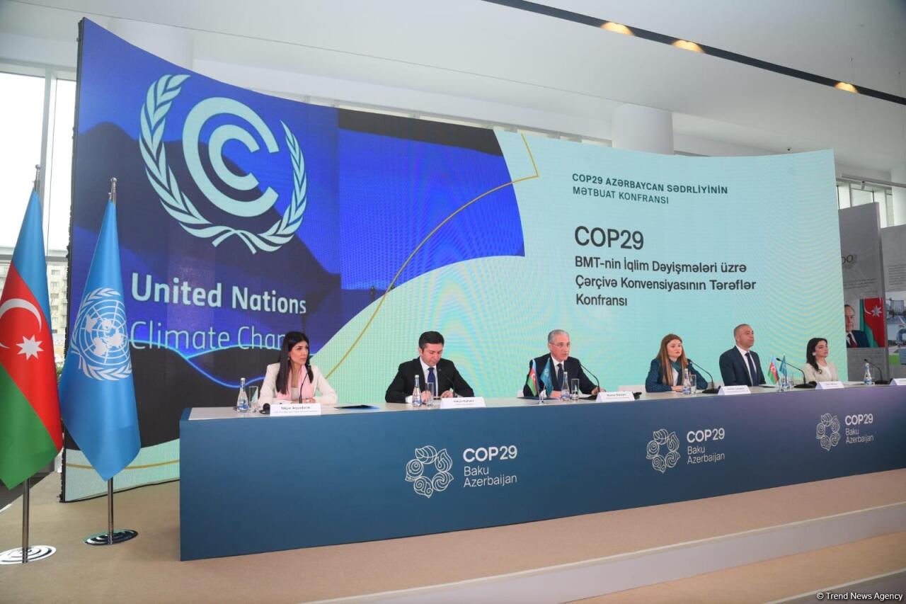 В Баку состоялась пресс-конференция по COP29