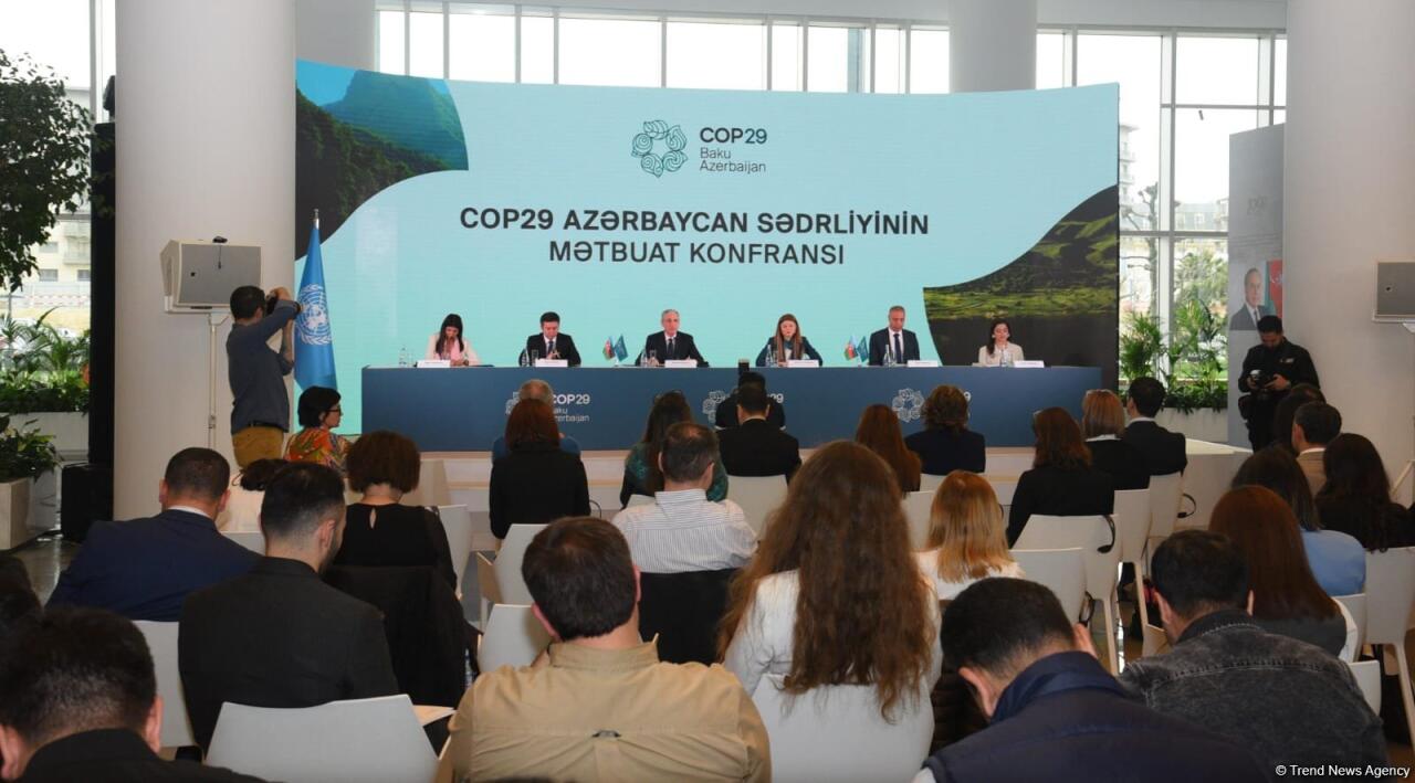 В Баку состоялась пресс-конференция по COP29