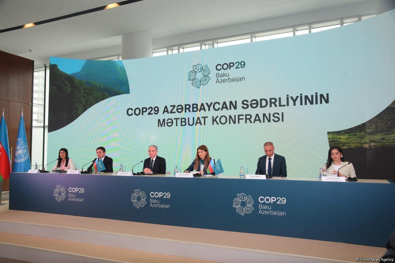 В Баку состоялась пресс-конференция по COP29