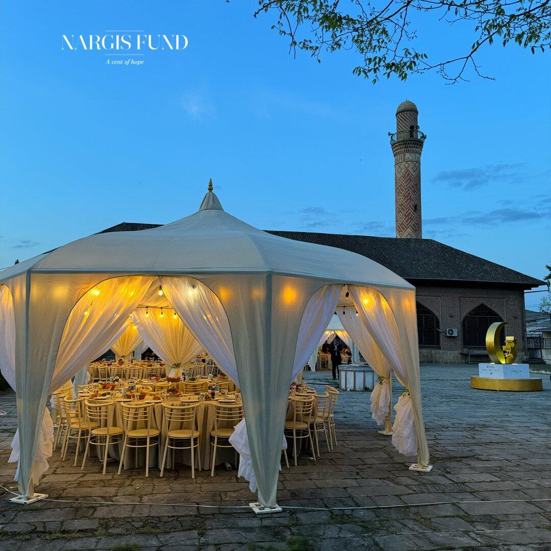 “Nargis” Fondunun təşkilatçılığı ilə Lənkəran şəhərində iftar çadırları qurulub