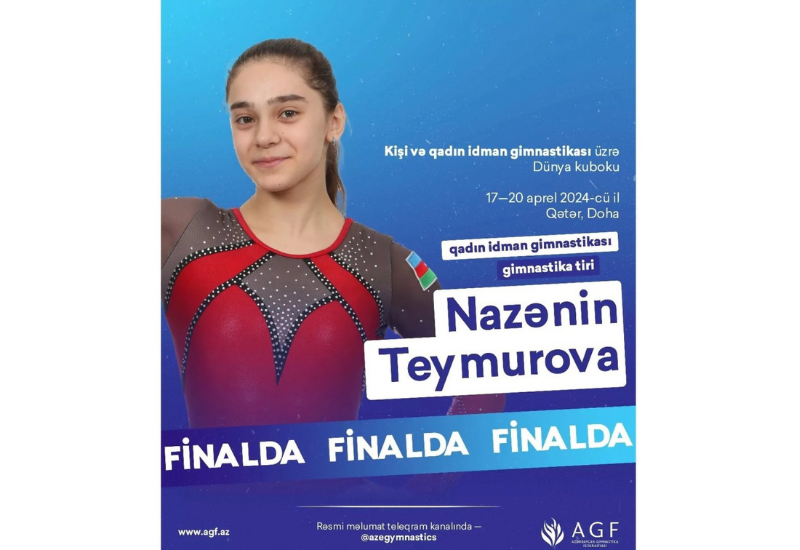 Azərbaycan gimnastı Dünya Kubokunun daha bir finalına yüksəlib