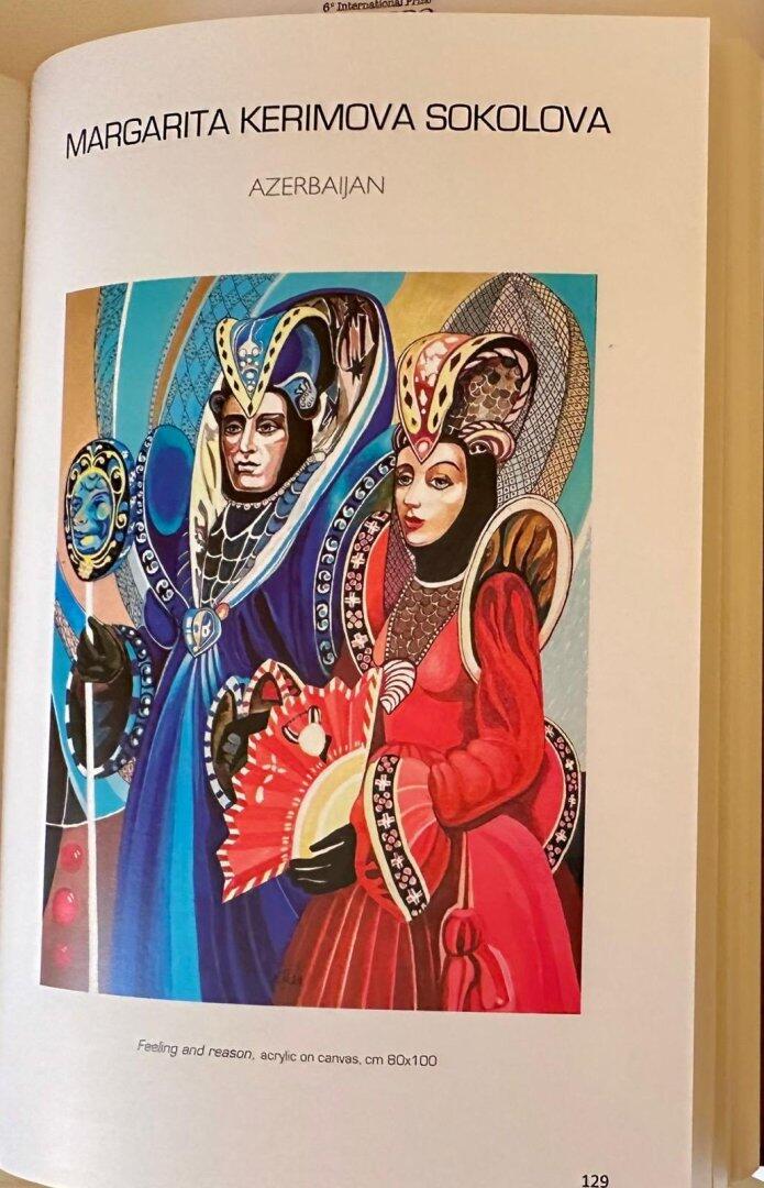 Азербайджанская художница Маргарита Керимова-Соколова удостоена премии Леонардо да Винчи в Милане