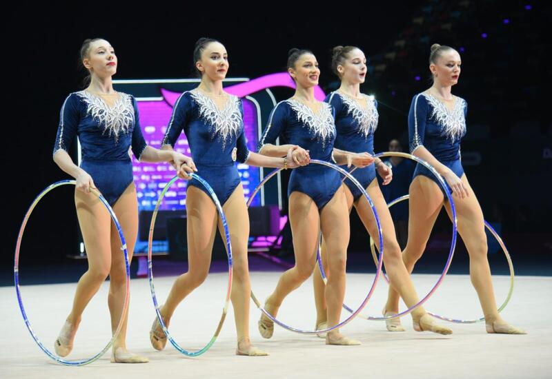 Команда Азербайджана вышла в финал Кубка мира по художественной гимнастике в Баку