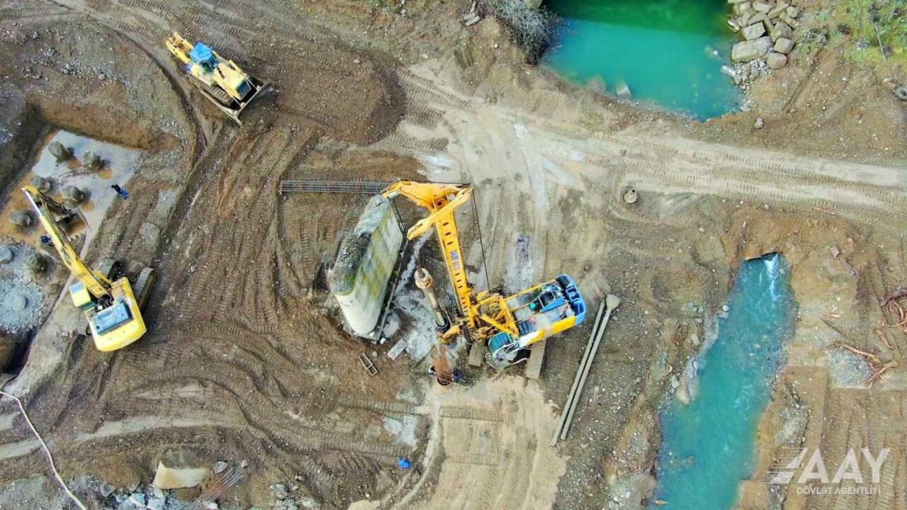 Ağdərə yolunun inşasına başlanıldı