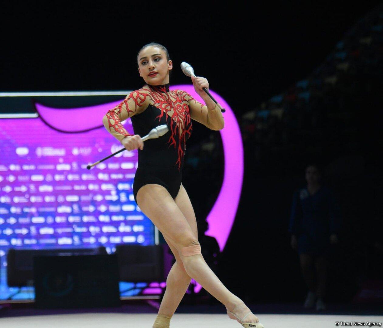 Зохра Агамирова вышла в еще один финал Кубка мира по художественной гимнастике в Баку