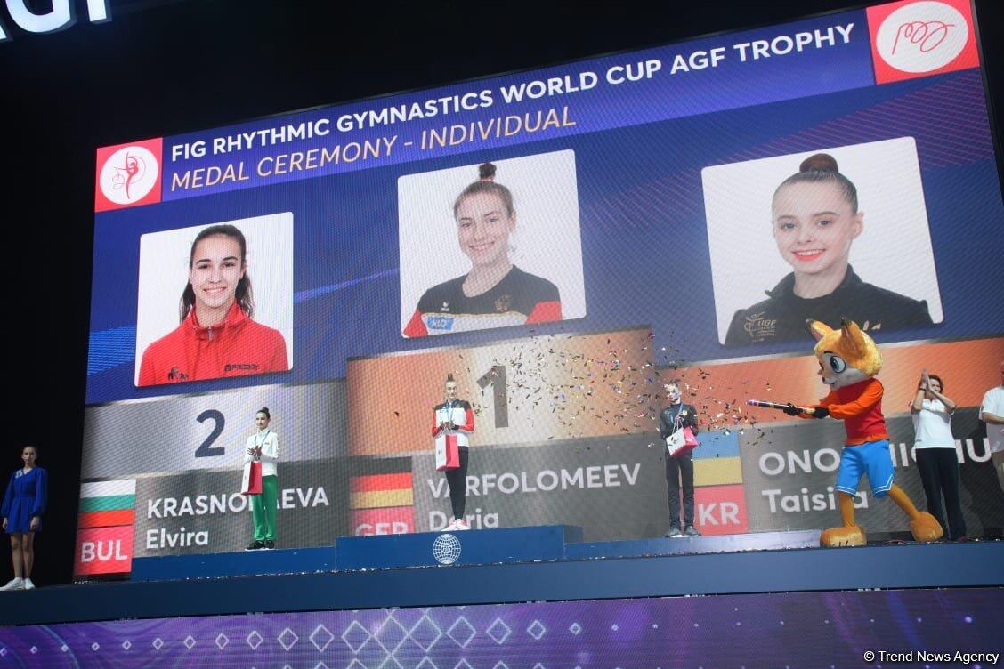 Кубок мира в Баку: Церемония награждения победителей и призеров