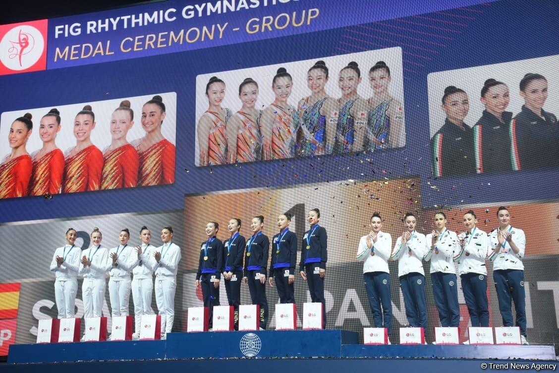 Кубок мира в Баку: Церемония награждения победителей и призеров