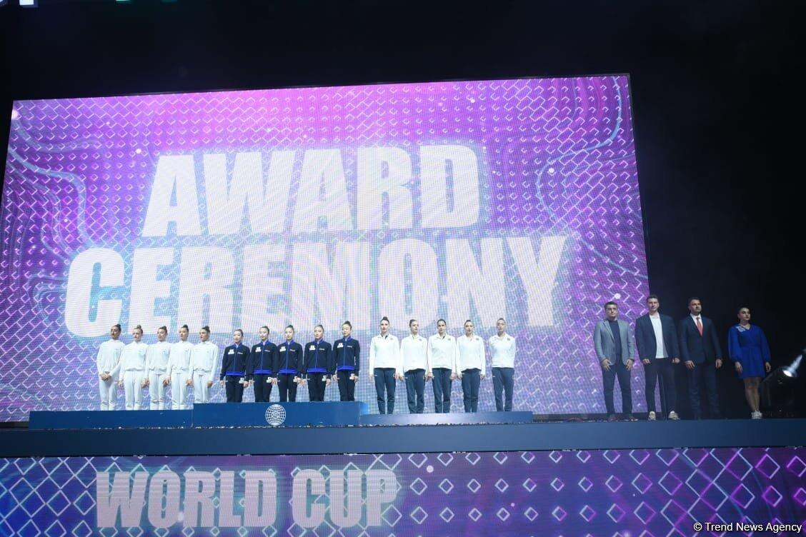Кубок мира в Баку: Церемония награждения победителей и призеров