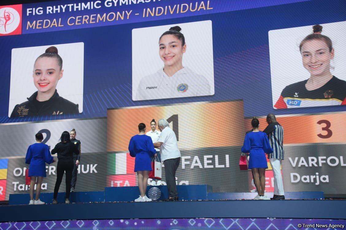 Кубок мира в Баку: Церемония награждения победителей и призеров