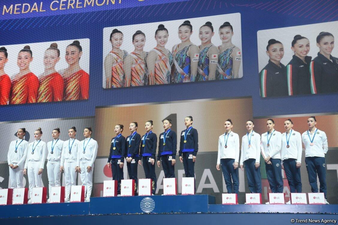 Кубок мира в Баку: Церемония награждения победителей и призеров