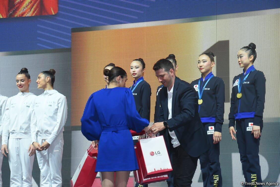 Кубок мира в Баку: Церемония награждения победителей и призеров