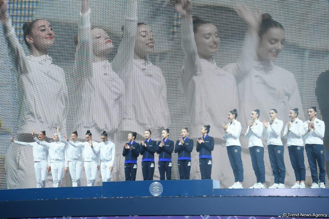 Кубок мира в Баку: Церемония награждения победителей и призеров