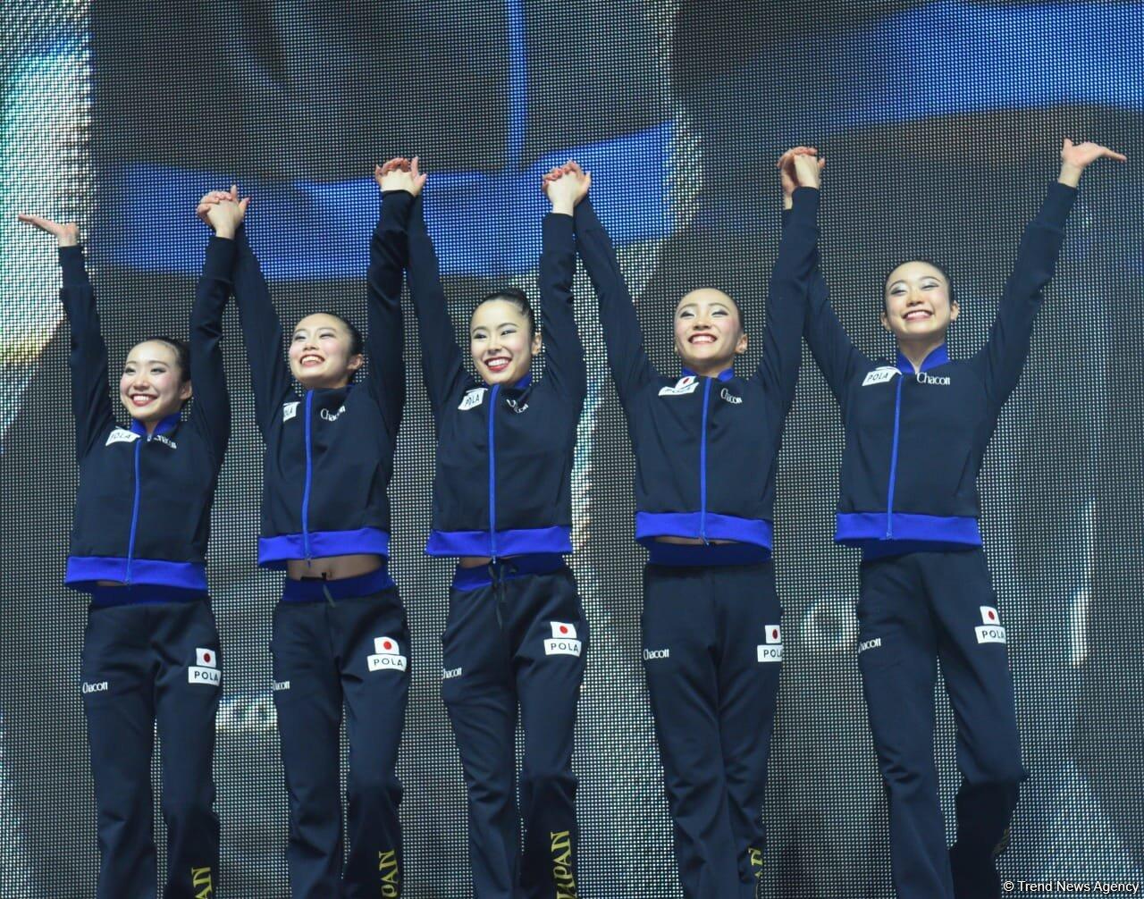 Кубок мира в Баку: Церемония награждения победителей и призеров