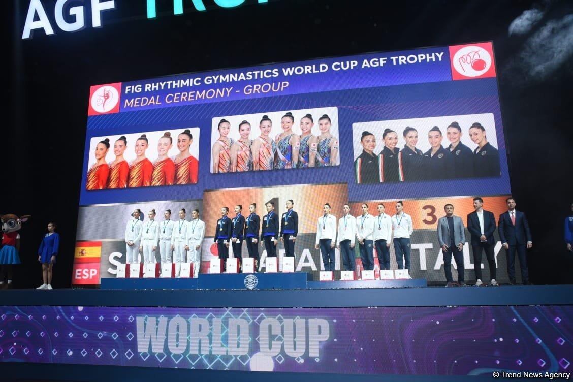 Кубок мира в Баку: Церемония награждения победителей и призеров