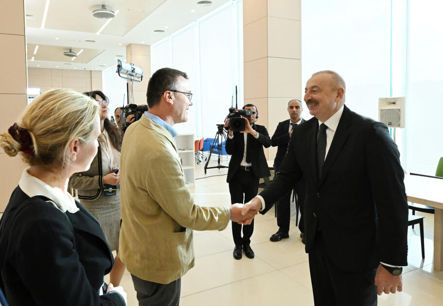 Президент Ильхам Алиев принял участие в международном форуме на тему «СОР29 и Зеленое видение для Азербайджана»