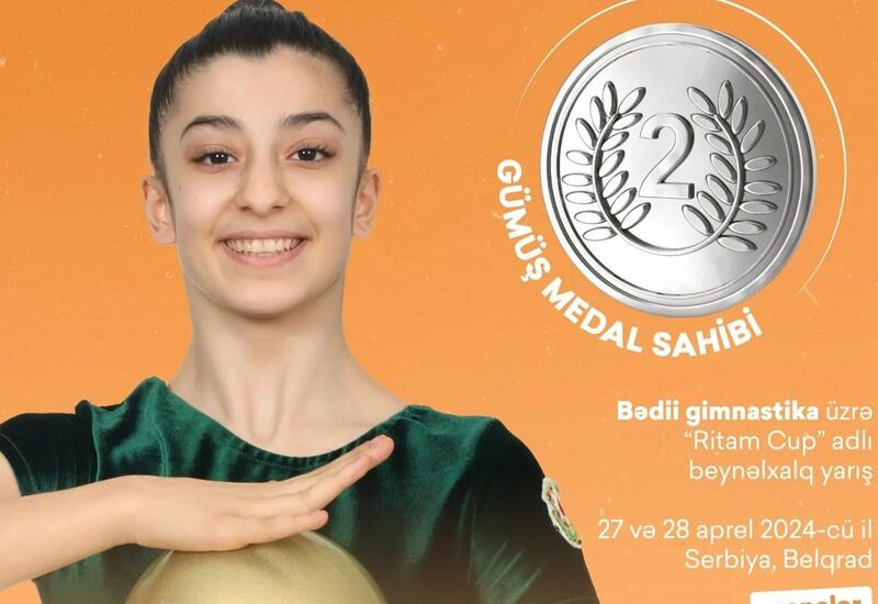Gimnastlarımızdan “Ritam Cup”da 5 medal