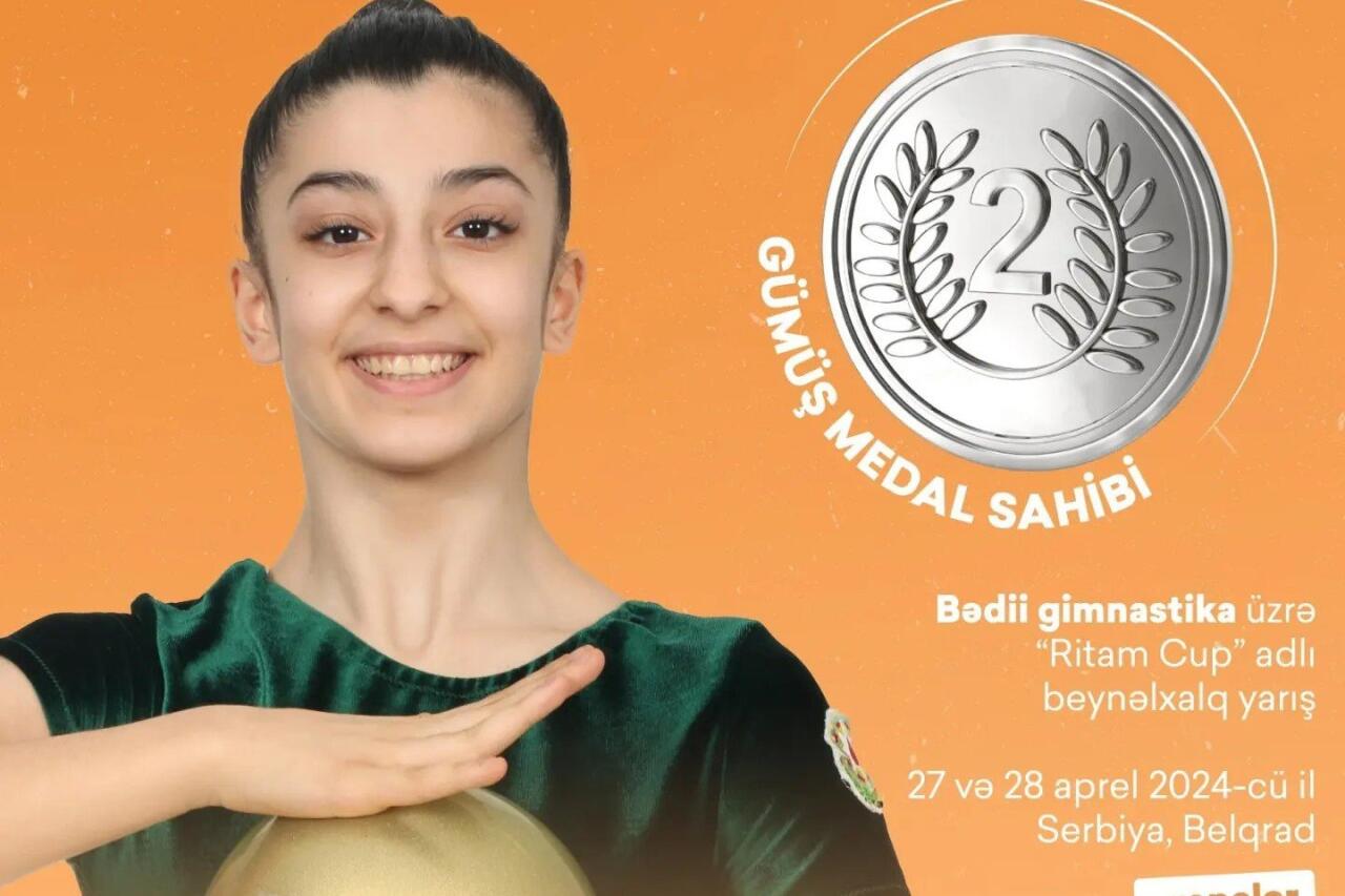 Gimnastlarımızdan “Ritam Cup”da 5 medal