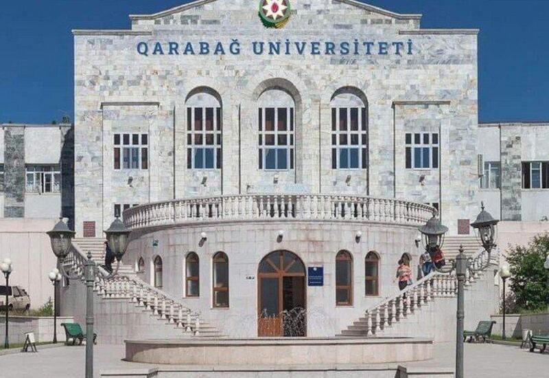 Xankəndidəki Qarabağ Universitetinin yataqxanasının görüntüləri