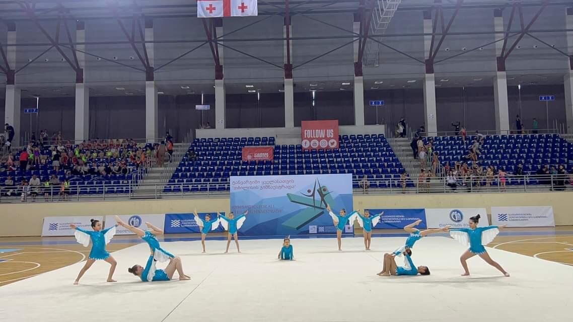 Gürcüstan Azərbaycanlılarının İnteqrasiya Mərkəzinin tələbələri beynəlxalq gimnastika festivalına qatılıb