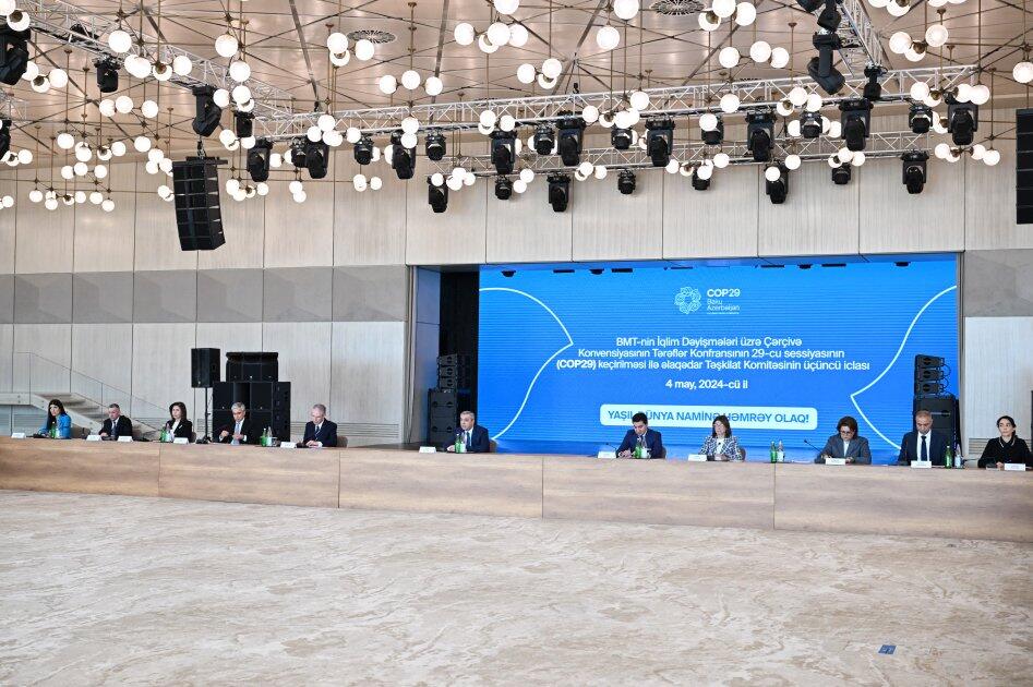 Состоялось третье заседание оргкомитета COP29