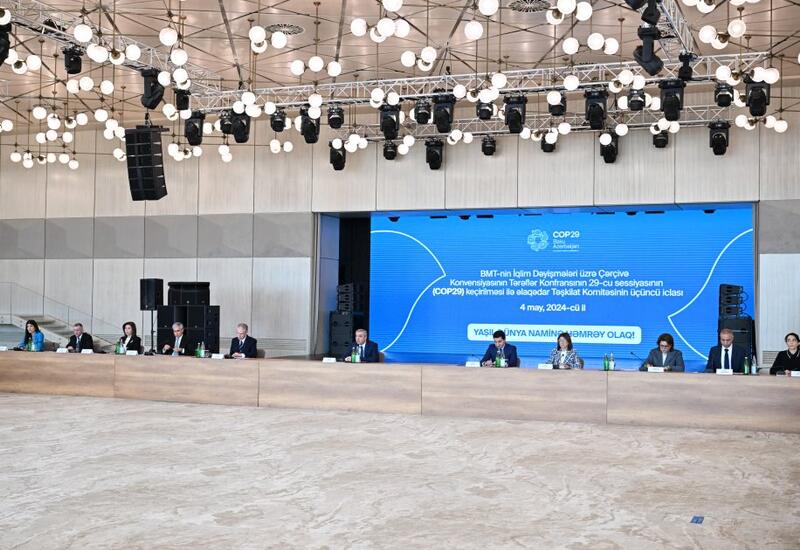 Состоялось третье заседание оргкомитета COP29