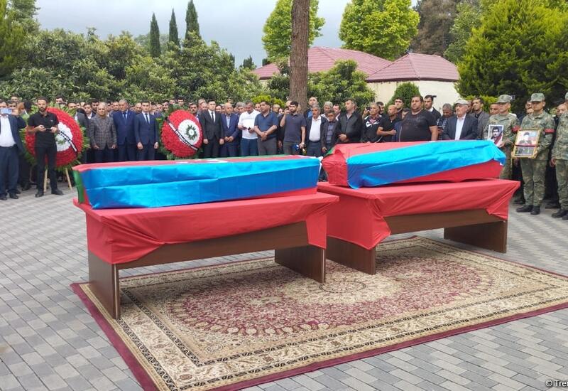 В Агдаме похоронены останки шехидов Первой Карабахской войны