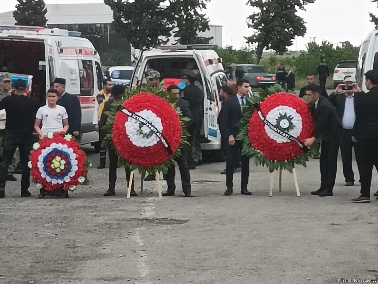 В Агдаме похоронены останки шехидов Первой Карабахской войны