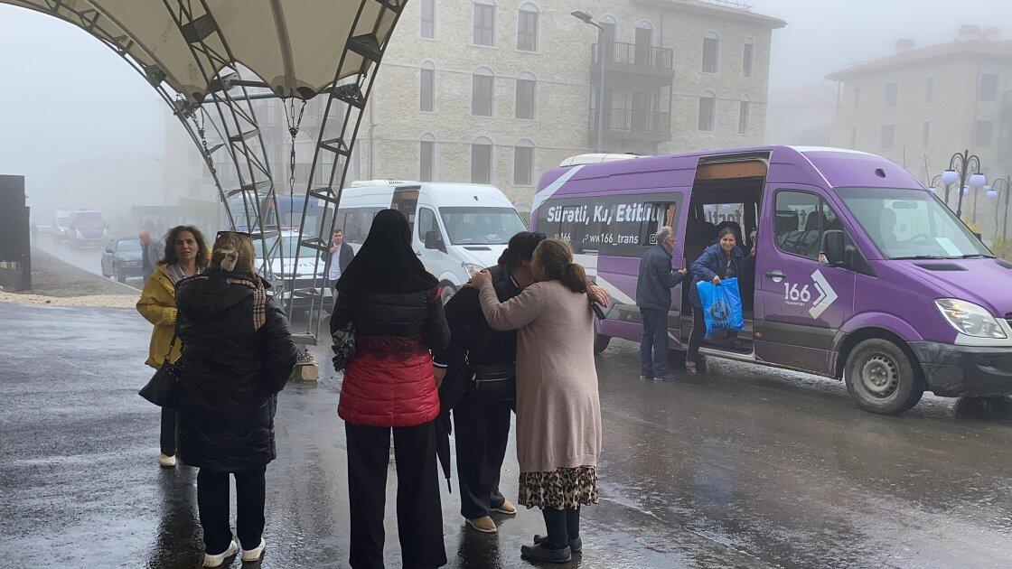 Очередная группа переселенцев прибыла в город Шуша