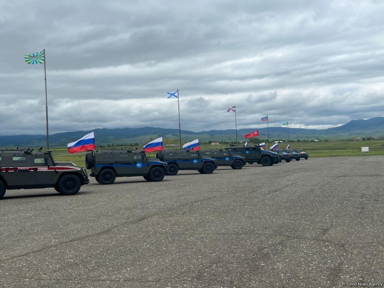 Мероприятие в связи с выводом российских миротворцев из Карабаха в Ходжалы