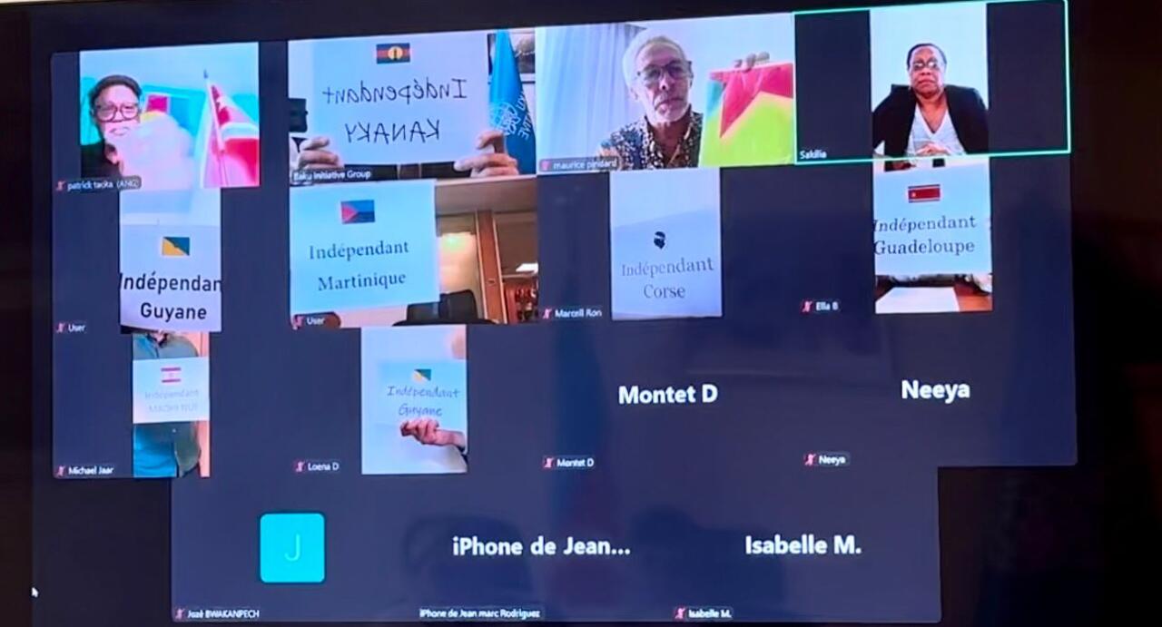 По призыву Бакинской инициативной группы организована видео-конференция "Солидарность с канакским народом"